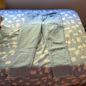 Levi’s 724 high rise straight crop jeans